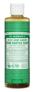 Dr Bronner's 18-in-1 Hemp Almond Pure Castile Soap