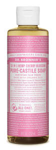 Facial Cleansers: Dr Bronner's 18-in-1 Hemp Cherry Blossom Pure Castile Soap