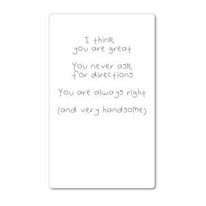 Magnet - I think you are great