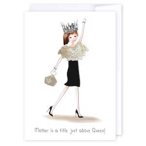 Mums The Word: Title just above Queen