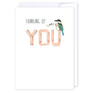 Sympathy: Thinking of you Kingfisher