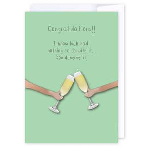 Congratulations: Congratulations you deserve it!