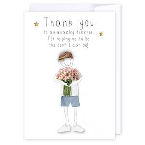 Cards Compliments: Amazing teacher