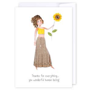 Cards Compliments: # Thanks to a wonderful human