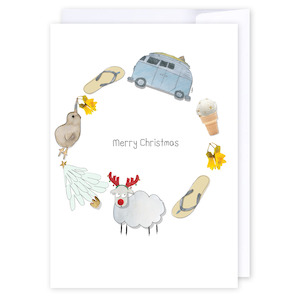 Jandal Ink: Kiwiana Wreath