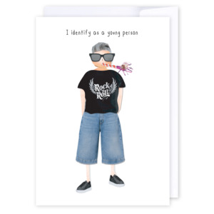 I identify as a young person