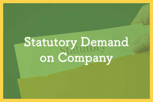 Company Matters: Statutory Demand on Company