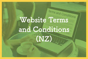 Company Matters: Website Terms and Conditions (NZ)