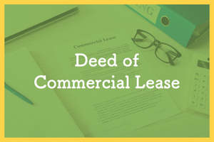 Deed of Commercial Lease
