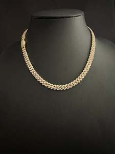 8MM IcedOut Micro Cuban - Gold