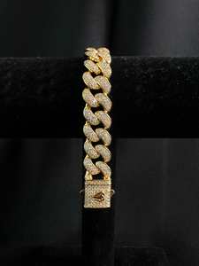 15MM Cuban Bracelet Gold
