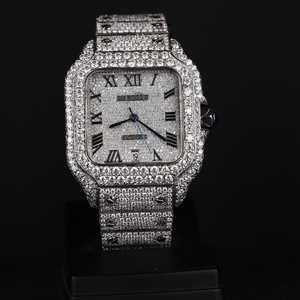 Cartier Premium Diamond-Studded Cartier | Custom Iced-Out Moissanite Watch | Lux&hellip;