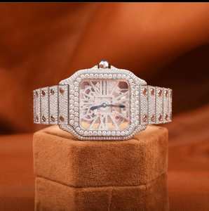 Cartier skeleton - swiss movement,  Automatic luxury custom watch