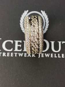 Iced Out Ring: Iced Miami Chain Ring