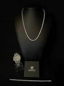 Tennis Drip Combo - White gold