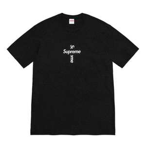 Merch: Free Supreme Week 17 Cross Box Logo Tee LogoT SUP-FW20-371-BLK