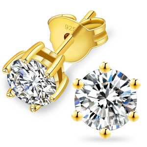 1ct. Moissanite Diamond Stud