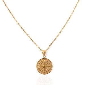 Compass Pendant (Gold)
