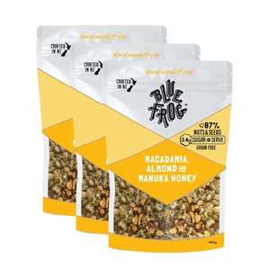 Blue Frog Macadamia Almond And Manuka Honey Muesli 350g x 3