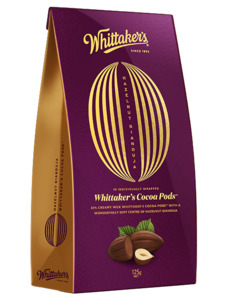 Products: Whittaker’s Cocoa Pods® 125g x 4 Value Pack