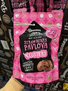 Products: Donovans Strawberry Pavlove Clusters 500g