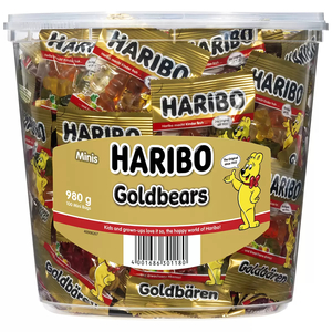 Products: HARIBO Goldbears 100 Minibags Tub 980g