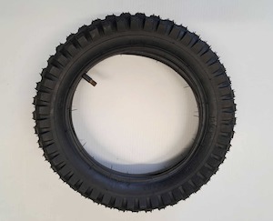 Products: Minibike - Front or Rear Knobby tyre with inner tube to suit TT250 and TT350R - Iconic Mini Bikes