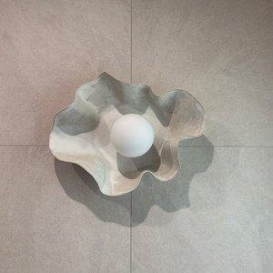 Products: Ceramic Oyster Wall Light