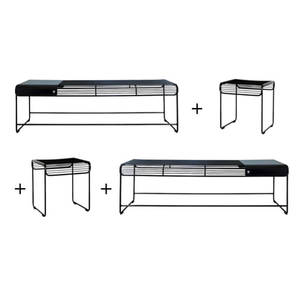 Products: Bundle and save $350 – 2 x Benmore Benches & 2 x Beaumont Stools – STAINLESS STEEL