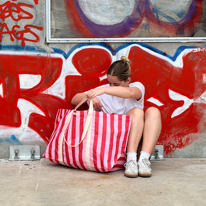 Products: Oversized Muchmore Bag – Lebon Bon Stripe