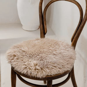 Woolly Round Sheepskin Pad