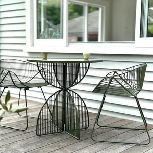 Products: Omaha Cafe Table – STAINLESS STEEL