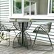 Omaha Cafe Table – STAINLESS STEEL