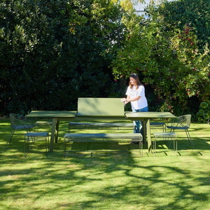 Products: SECOND: Paloma – Extendable Outdoor Dining Table – Fern