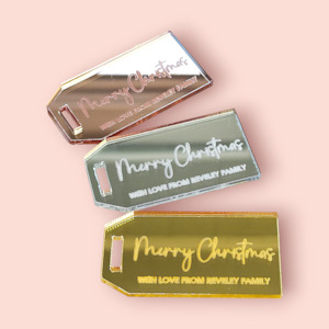 Set of 4 Christmas Gift Tag Style #1