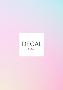 Custom UV DTF TRANSFER (Decal)