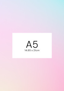 Custom UV DTF TRANSFER (A5)