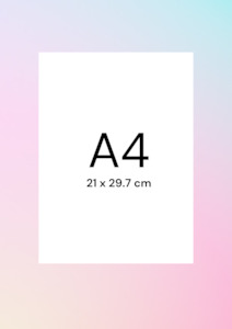 Custom UV DTF TRANSFER (A4)