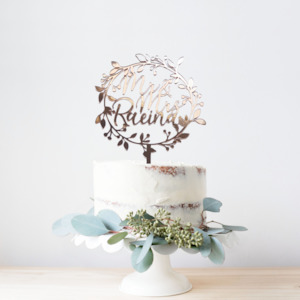 Cake topper: Wedding Acrylic Cake Topper #14