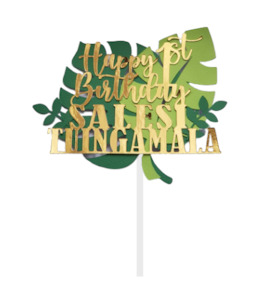Novel Cake Toppers: Jungle theme Cake topper #2
