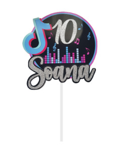 Tik tok Cake Topper