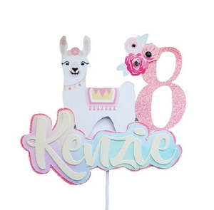 Lama Cake topper