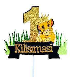 Novel Cake Toppers: Lion cake topper