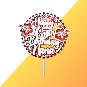 Cake Toppers: Polynesian Style Cake Topper#8