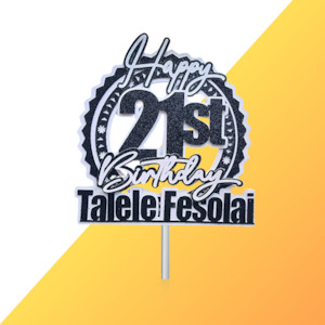 Cake Toppers: Polynesian Style Cake Topper#4