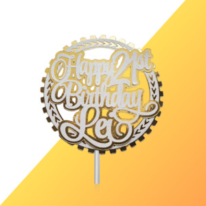 Cake Toppers: Polynesian Style Cake Topper#2