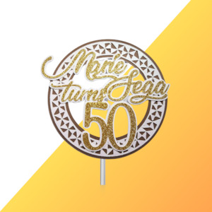 Cake Toppers: Polynesian Style Cake Topper#1