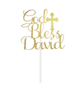 Baptism Cake topper
