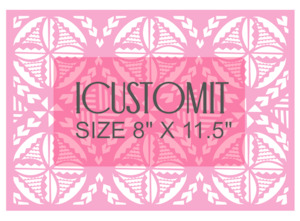 Polynesian Cake Stencil #75