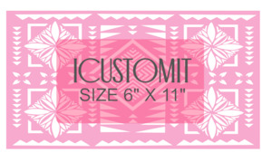 Polynesian Cake Stencil #74